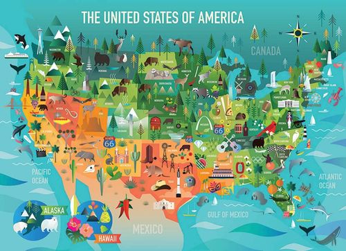 Cobble Hill - The United States of America (350 חלקים)