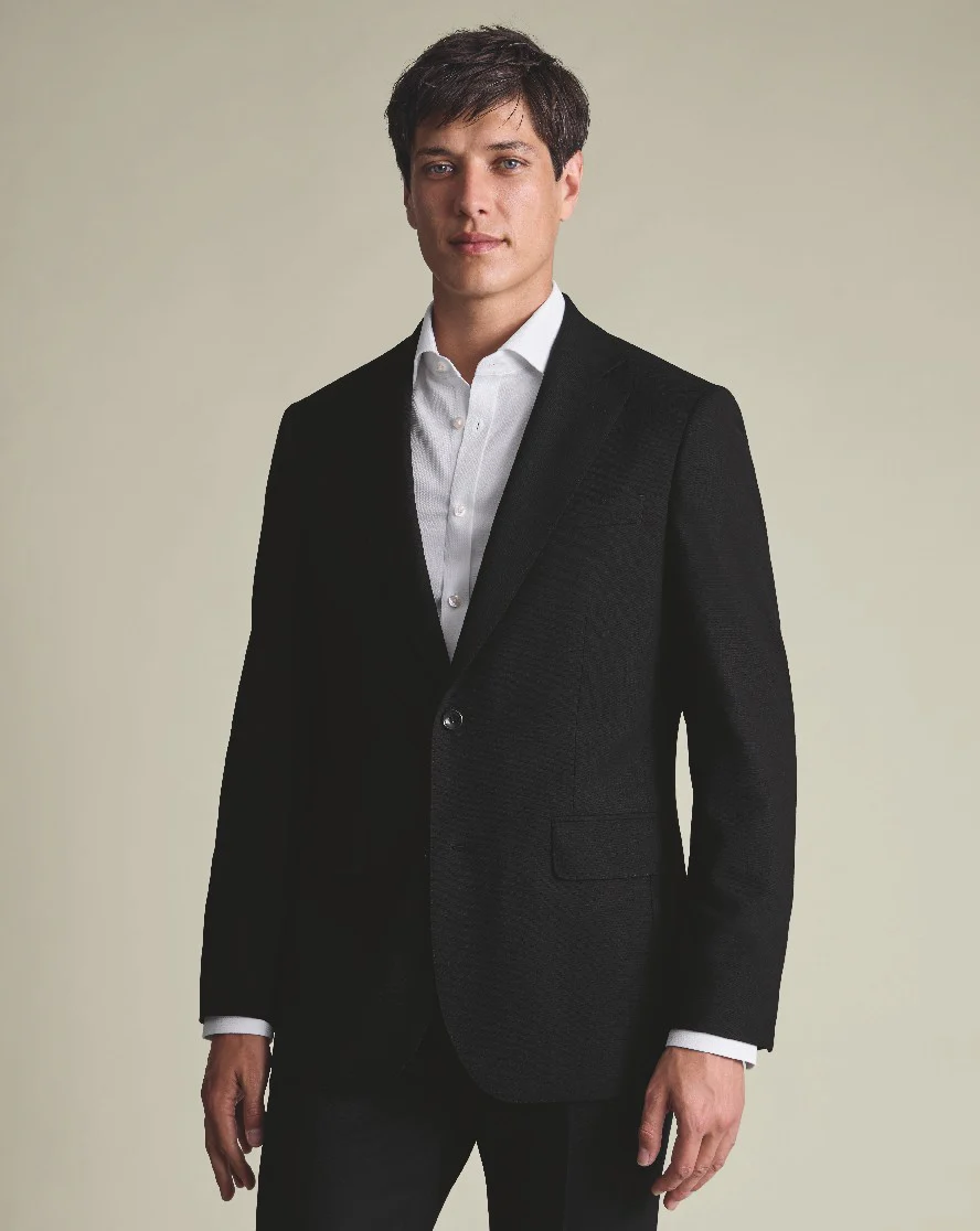 חליפה סלים פיט כחול רויאל - Black Slim Fit Ultimate Performance Suit