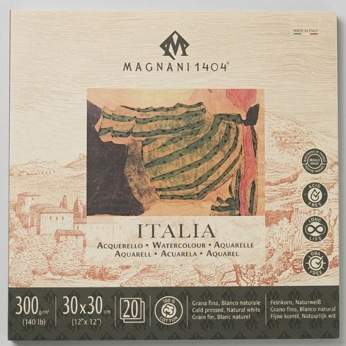בלוק אקוורל 30/30 300 גר MAGNANI ITALIA