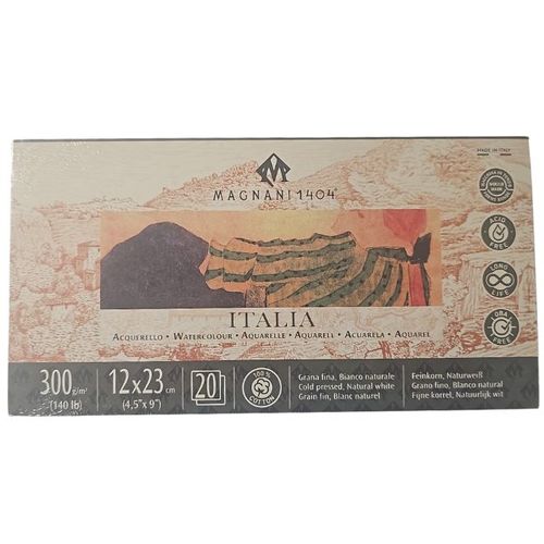 בלוק אקוורל 12/23 300 גר MAGNANI ITALIA