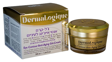 DermaLogique ג'ל-קרם אנטי אייג'ינג לעיניים 50 מ"ל דן פארם