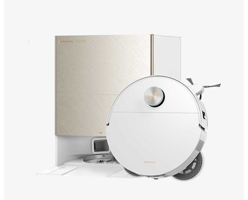 ‏שואב אבק רובוטי Dreame X60 Ultra Complete WHITE יבואן רשמי - לבן