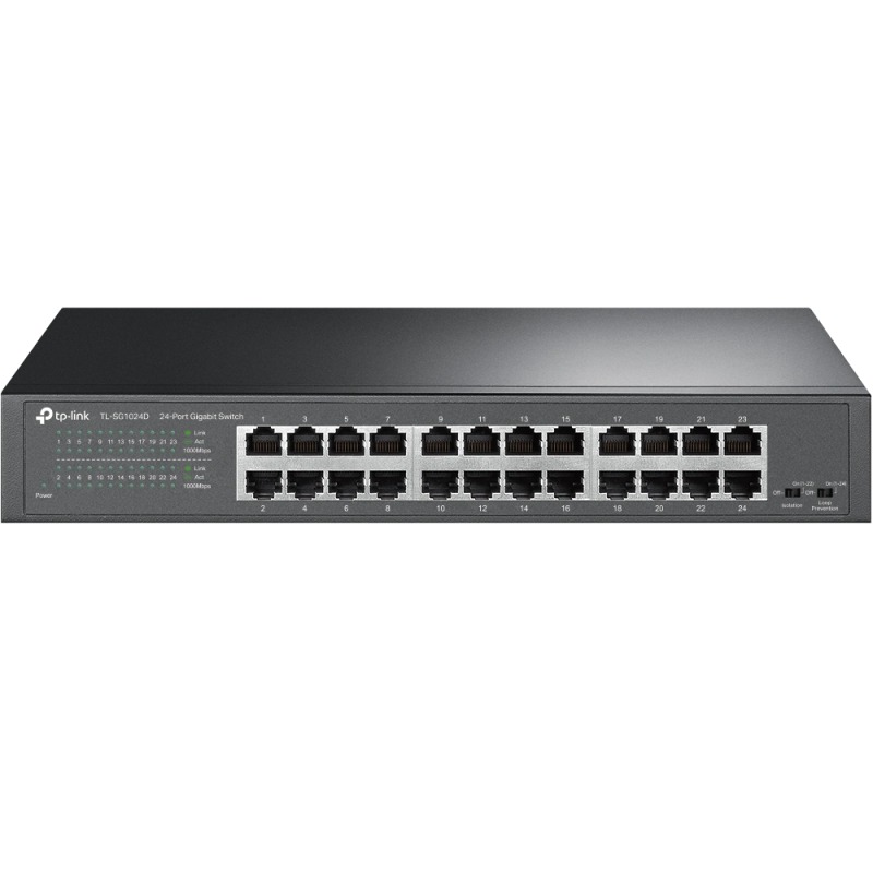מתג רשת Gigabit TP-Link TL-SG1024D 24 פורטים Gigabit