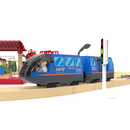 ערכת מסילת רכבת חשמלית 76 חלקים