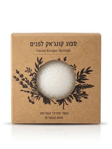 ספוג שורש קונג'אק לפנים