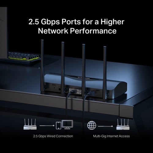 BE3600 Dual-Band WiFi 7 Router MR27BE
