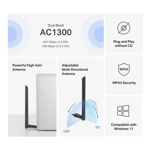 USB MA30H כרטיס AC1300