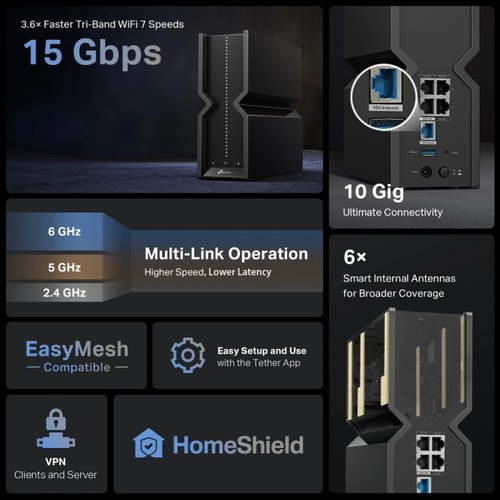מתג ++PoE מתכתי עם 5 פורטים TL-SG105PP-M2 2.5G