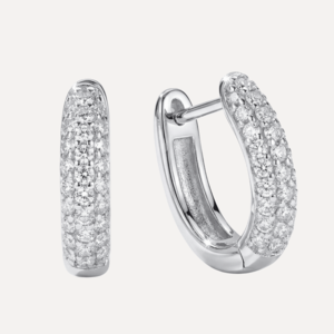 עגיל צמוד משובץ