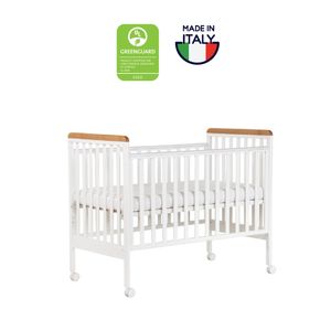 מיטת תינוק – ג’וי לבנה + אלון אדום