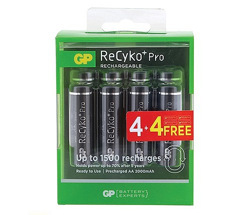 מארז 8 סוללות GP Recyko  AA