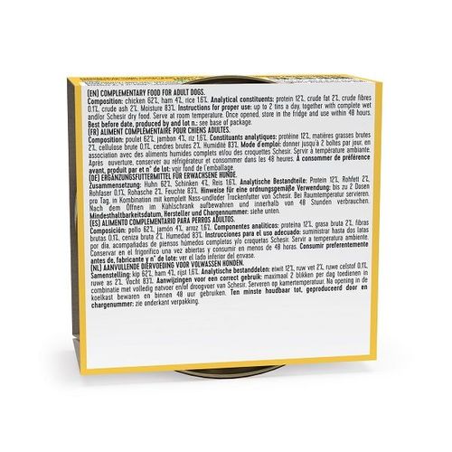 שזיר מעדן עוף עם חזיר לכלב בג'לי 150g