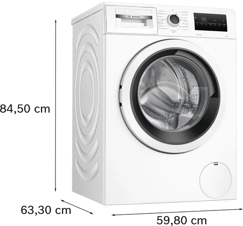 סדרה 4 מכונת כביסה פתח קדמי 8 kg מקסימום 1400 סל