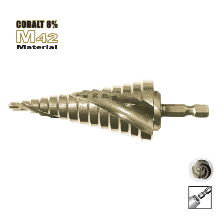 מקדח מדורג אימפקט קובלט 4-30 מ"מ ביטק HSS COBALT