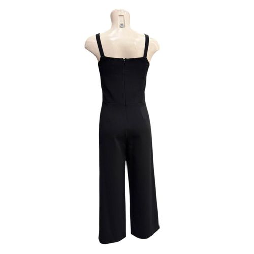 Double-breasted crêpe jumpsuit