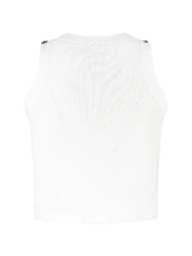Knit top with buttons