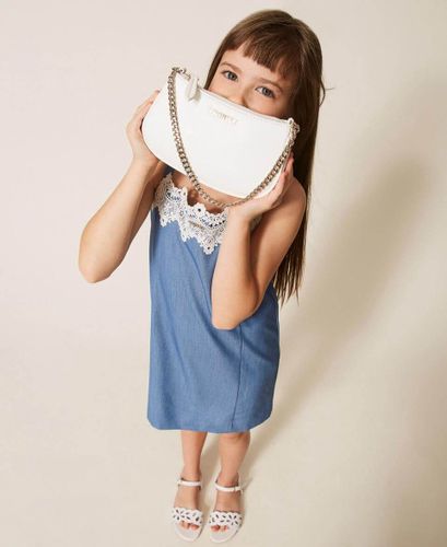Shoulder bag with logo