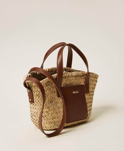 Straw shopper bag
