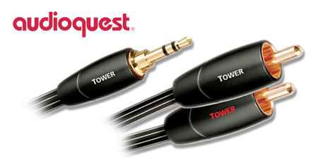כבל M1 PL-RCA מבית AUDIOQUEST - סדרת TOWER