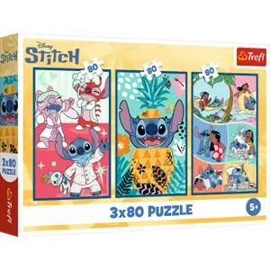 Trefl - Stitch 3x80 (240 חלקים)