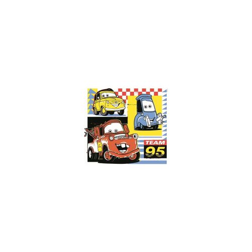 Clementoni - דיסני מכוניות זוהרות 3x48 (144 חלקים)
