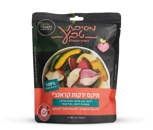 מסיבת טבע - חטיף מיקס ירקות קראנצ