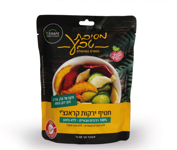 מסיבת טבע - חטיף מיקס ירקות קראנצ