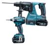 סט כלים 18V נטען עם 2 סוללות 4A ומטען MAKITA DLX2122M מקיטה