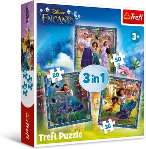 Trefl - אנכנטו סט 3 ב-1 (20,36,50 חלקים)