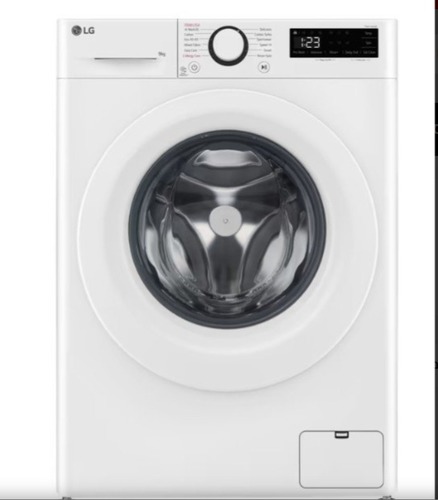מכונת כביסה פתח חזית 8 ק”ג LG אל ג’י WFS8014WW דלת לבנה – פאנל באנגלית