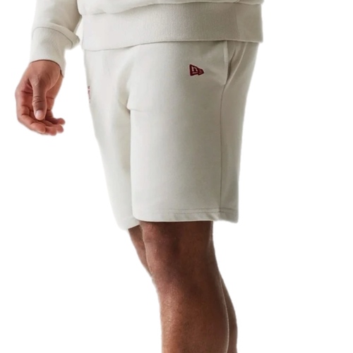 מכנס NEW ERA מידות XS-XXL לגברים בגוון שמנת