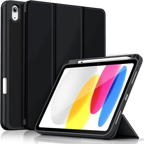 כיסוי מתהפך (Flip Case) המעניק הגנה היקפית למכשיר. BLACK  IPAD 11 10.9 AIR 11 2024 WIWU		