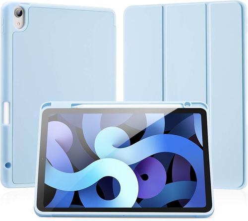 כיסוי מתהפך (Flip Case) המעניק הגנה היקפית למכשיר. כחול IPAD 11 10.9 AIR 11 2024 WIWU		