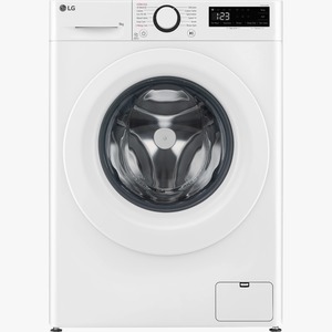 מכונת כביסה פתח חזית 9 ק”ג LG אל ג’י WFS9014WW דלת לבנה