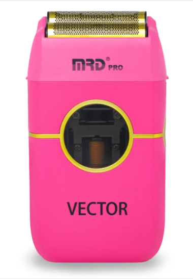 מכונת גילוח שייבר מקצועי גלגלת MRD Pro ZB-999 אם אר די – צבע ורוד – יבואן רשמי