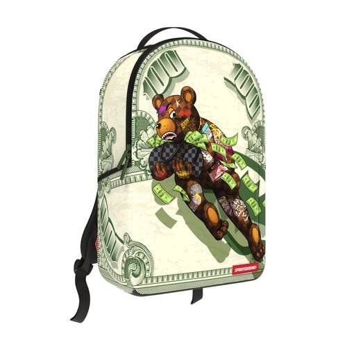 SPRAYGROUND תיק גב מטורף MONEY FLY BEAR DLXSR BACKPACK