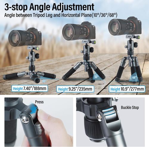 חצובת אלומיניום שולחנית - SIRUI TT-50 Table Aluminum Camera Tripod 