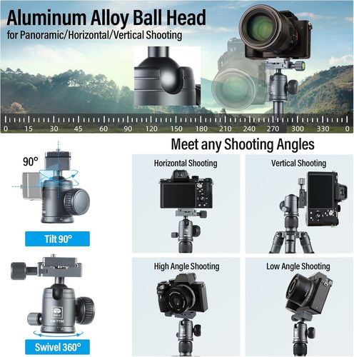 חצובת אלומיניום שולחנית - SIRUI TT-50 Table Aluminum Camera Tripod 
