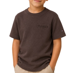 חולצה TOMMY HILFIGER מידות 6 חודשים עד 16 שנים לילדים בגוון חום