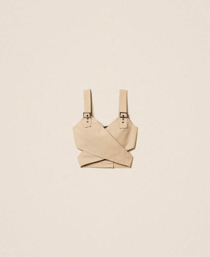 Recycled poplin top