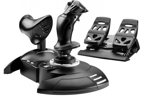 ערכת ג'וייסטיק טיסה ודוושות מייצב כיוון Thrustmaster T.Flight Kit X PC/Xbox One