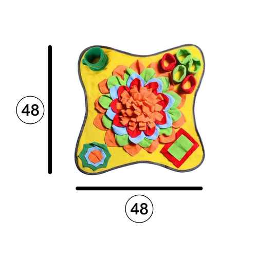 משטח הרחה והאכלה איטית לכלבים וחתולים 48 על 48 ס