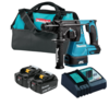 פטישון DHR242 נטען 18V כולל 2 סוללות 5AH מבית Makita