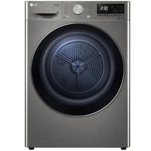מייבש כביסה 9 ק”ג אל ג’י HEAT PUMP דגם LG FD1809GB כסוף