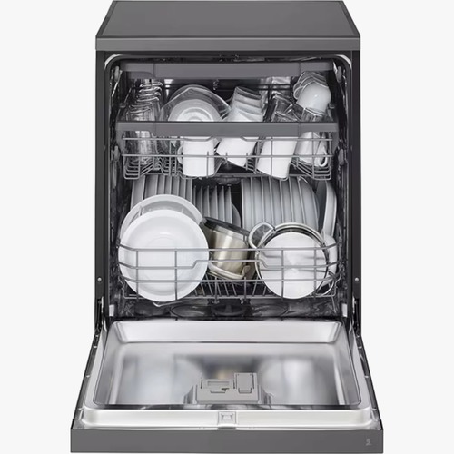 מדיח כלים רחב 14 מערכות כלים LG DFC513FM - גימור נירוסטה מושחרת