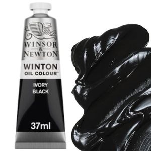 צבע שמן 37 מ"ל Winton Oil Colour Ivory Black 331