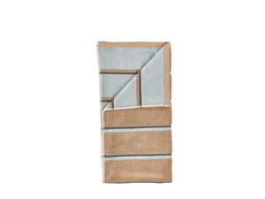 מגבת אמבטיה 70x140 ס"מ Sauna - קאמל/אייס בלו/ירוק זית