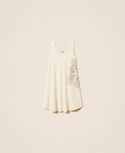 Maxi top with crochet detail