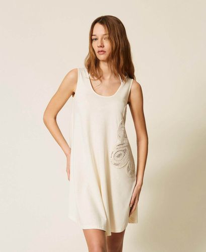 Maxi top with crochet detail