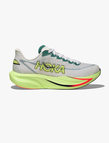 נעלי ריצה Hoka Mach 7 Wide בצבע פרוסט נאון